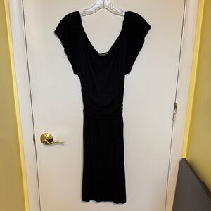 Velvet by Anthropologie Black Backless Dress size Medium
